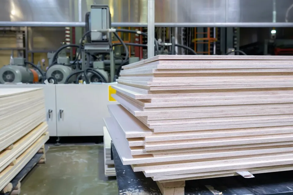 Plywood production process