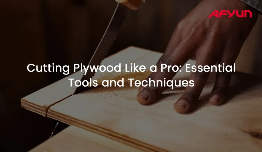 cutting plywood