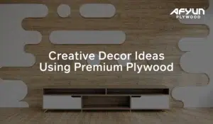 decor ideas using plywood