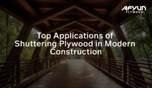 Applications of shuttering plywood in modern construction